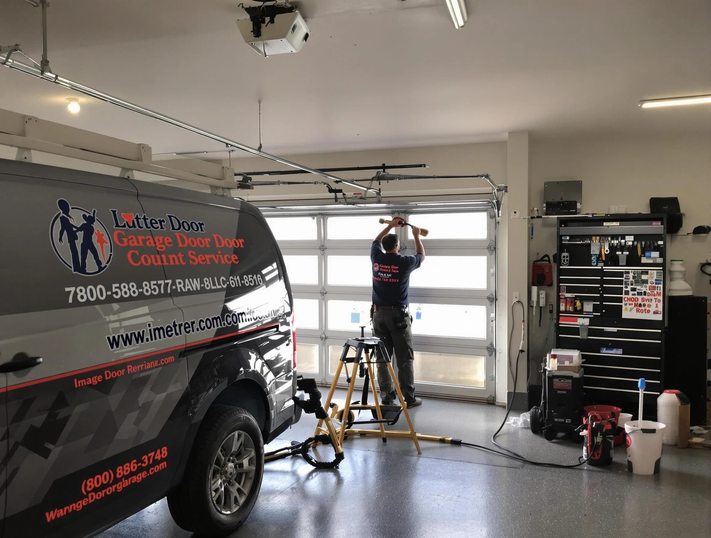 New Haven Garage Door Pros rapid response team performing same-day repair in New Haven